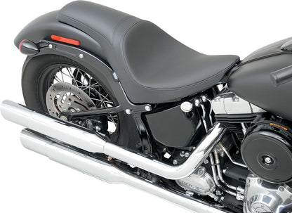 DRAG SPECIALTIES SEATS SEAT PREDATOR FULL LENGTH FRONT SMOOTH VINYL BLACK 0802-0779