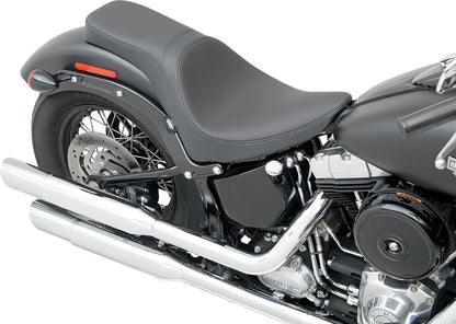 DRAG SPECIALTIES SEATS SEAT PREDATOR 2-UP STANDARD REAR SMOOTH VINYL BLACK 0802-0790