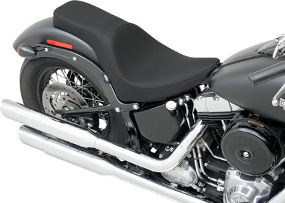 DRAG SPECIALTIES SEATS SEAT PREDATOR 2-UP STANDARD REAR SMOOTH VINYL BLACK 0802-0790