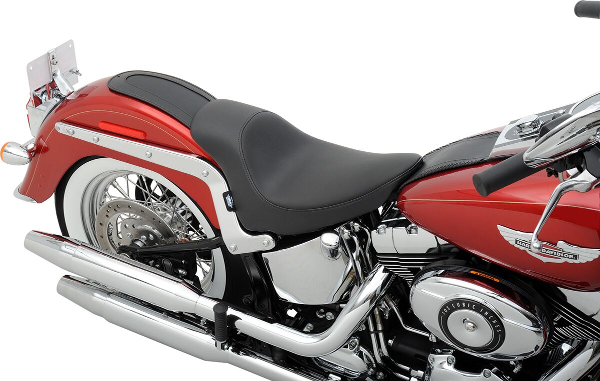 DRAG SPECIALTIES SEATS SEAT STANDARD FRONT SMOOTH VINYL BLACK 0802-0804