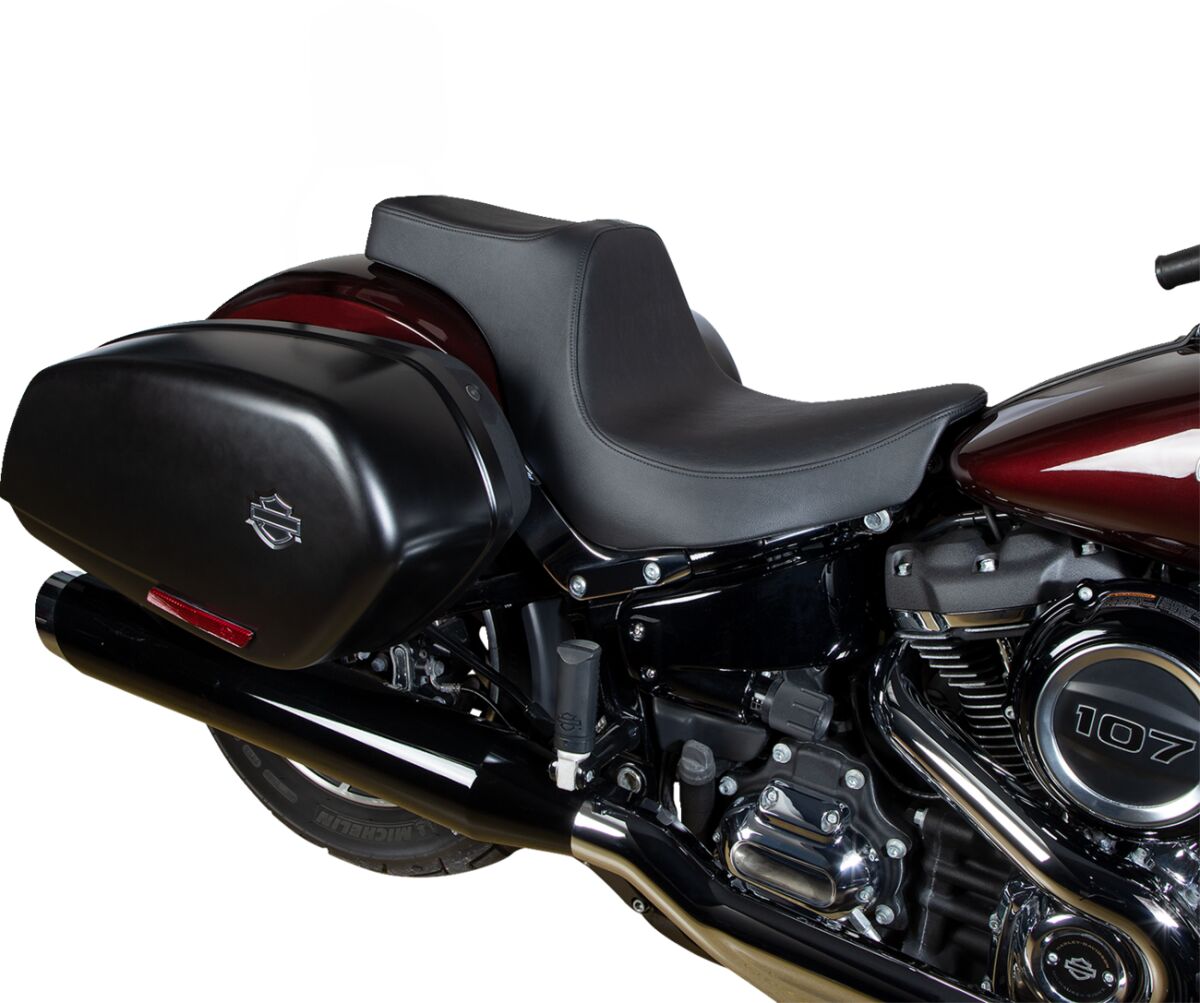 DRAG SPECIALTIES SEATS Predator III Seat - Smooth - Black - Softail 18+ 0802-1490