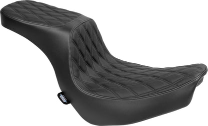DRAG SPECIALTIES SEATS Predator 2-Up Seat - Double Diamond - Black Stitching - FL/FX 4688B