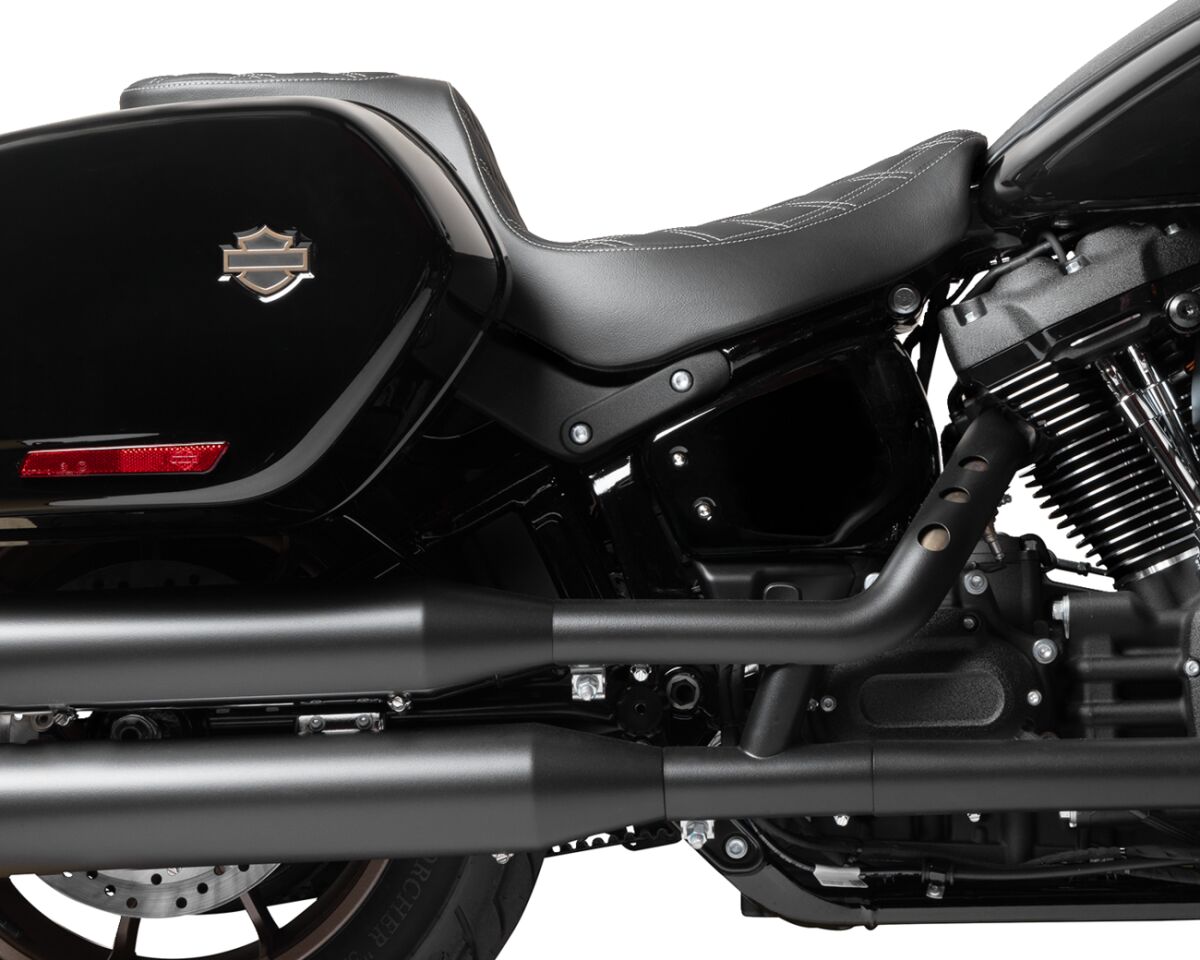 DRAG SPECIALTIES SEATS Predator 2-Up Seat - Double Diamond - Silver Stitching - FL/FX 4688C