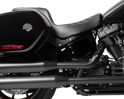 DRAG SPECIALTIES SEATS Predator 2-Up Seat - Double Diamond - Silver Stitching - FL/FX 4688C