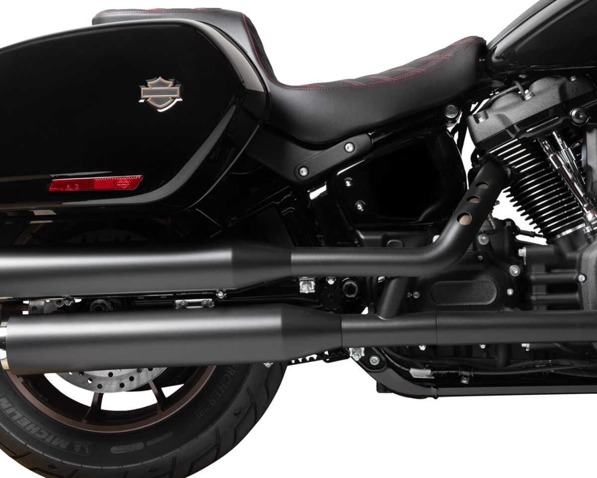 DRAG SPECIALTIES SEATS Predator 2-Up Seat - Double Diamond - Red Stitching - FL/FX 4688D