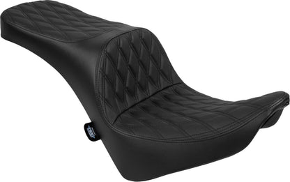 DRAG SPECIALTIES SEATS Freedom Seat - Vinyl - Double Diamond Black Stitch 4719B