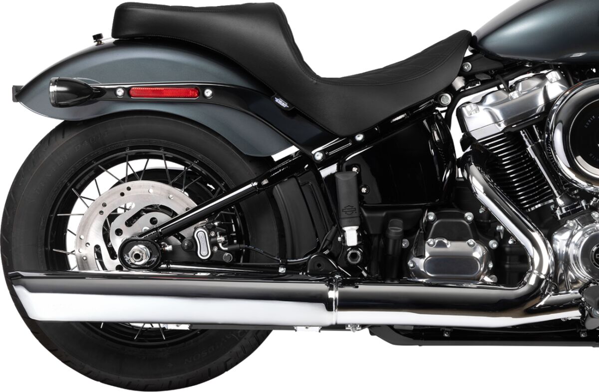 DRAG SPECIALTIES SEATS Freedom Seat - Vinyl - Double Diamond Black Stitch 4719B
