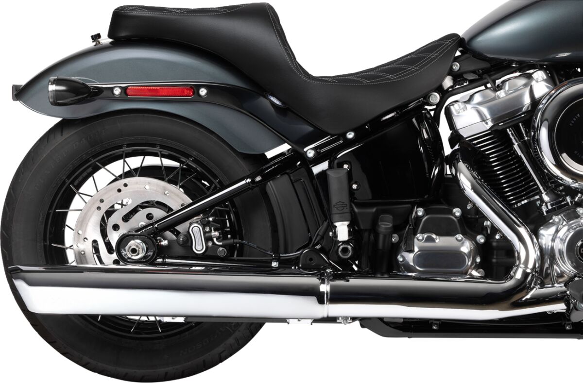DRAG SPECIALTIES SEATS Freedom Seat - Vinyl - Double Diamond Silver Stitch 4719C