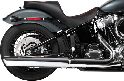DRAG SPECIALTIES SEATS Freedom Seat - Vinyl - Double Diamond Red Stitch 4719D