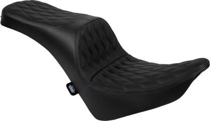 DRAG SPECIALTIES SEATS Freedom Seat - Solar Leather - Double Diamond Black Stitch 4719F