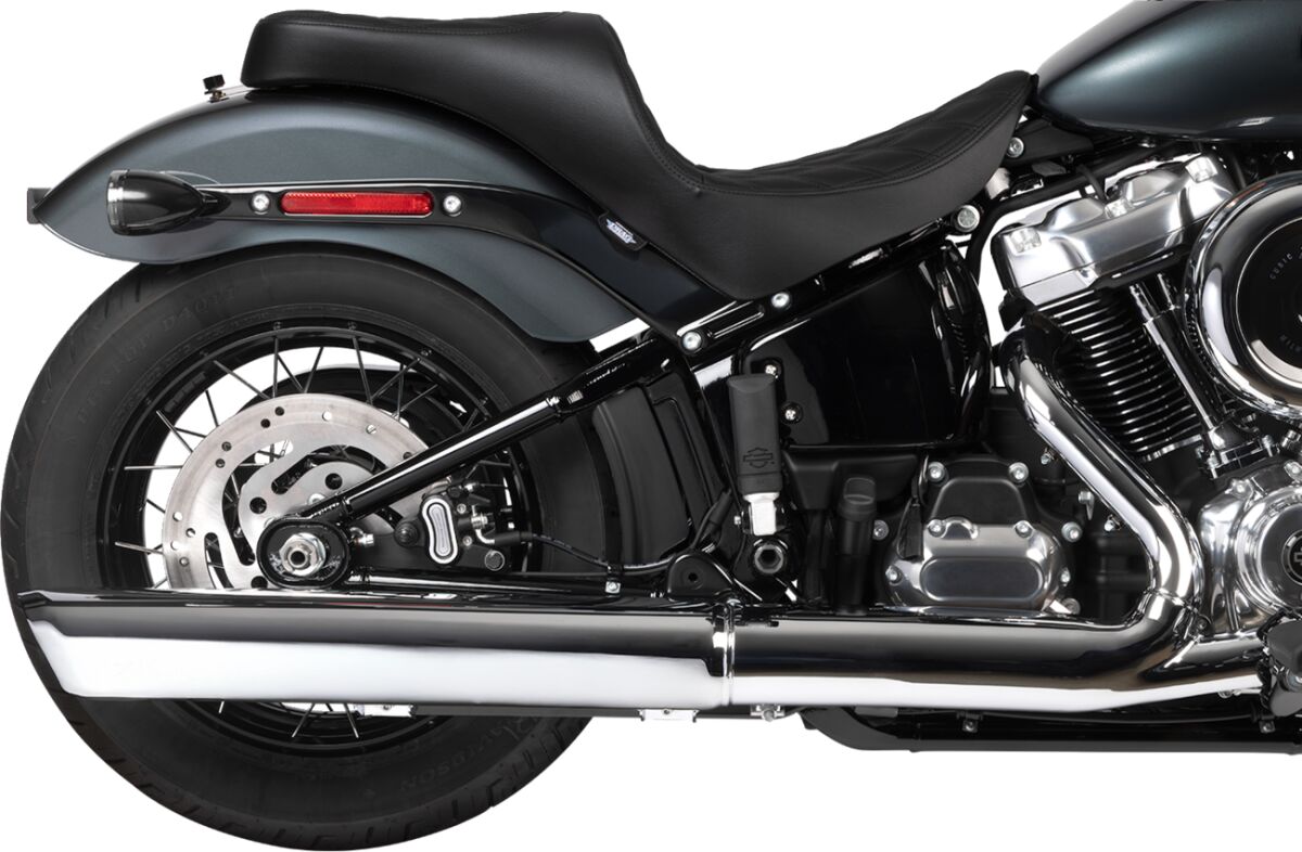 DRAG SPECIALTIES SEATS Freedom Seat - Solar Leather - Double Diamond Black Stitch 4719F