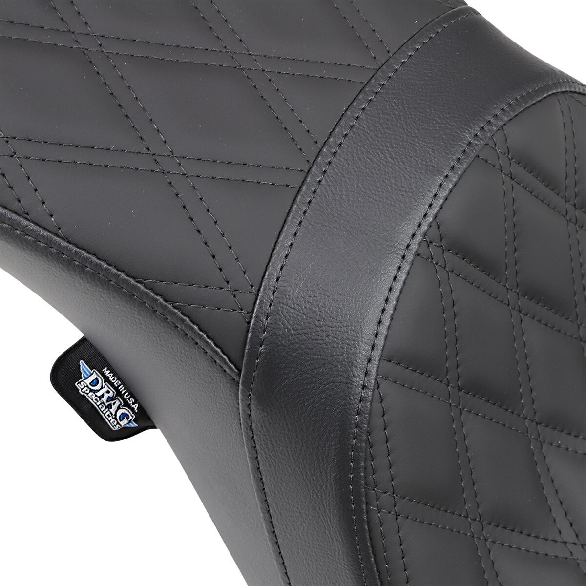 DRAG SPECIALTIES SEATS SEAT PREDATOR 2-UP DOUBLE DIAMOND STITCHED 0803-0541