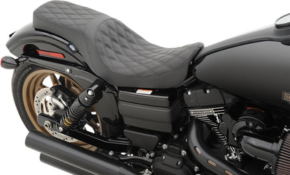 DRAG SPECIALTIES SEATS SEAT PREDATOR 2-UP DOUBLE DIAMOND STITCHED 0803-0541