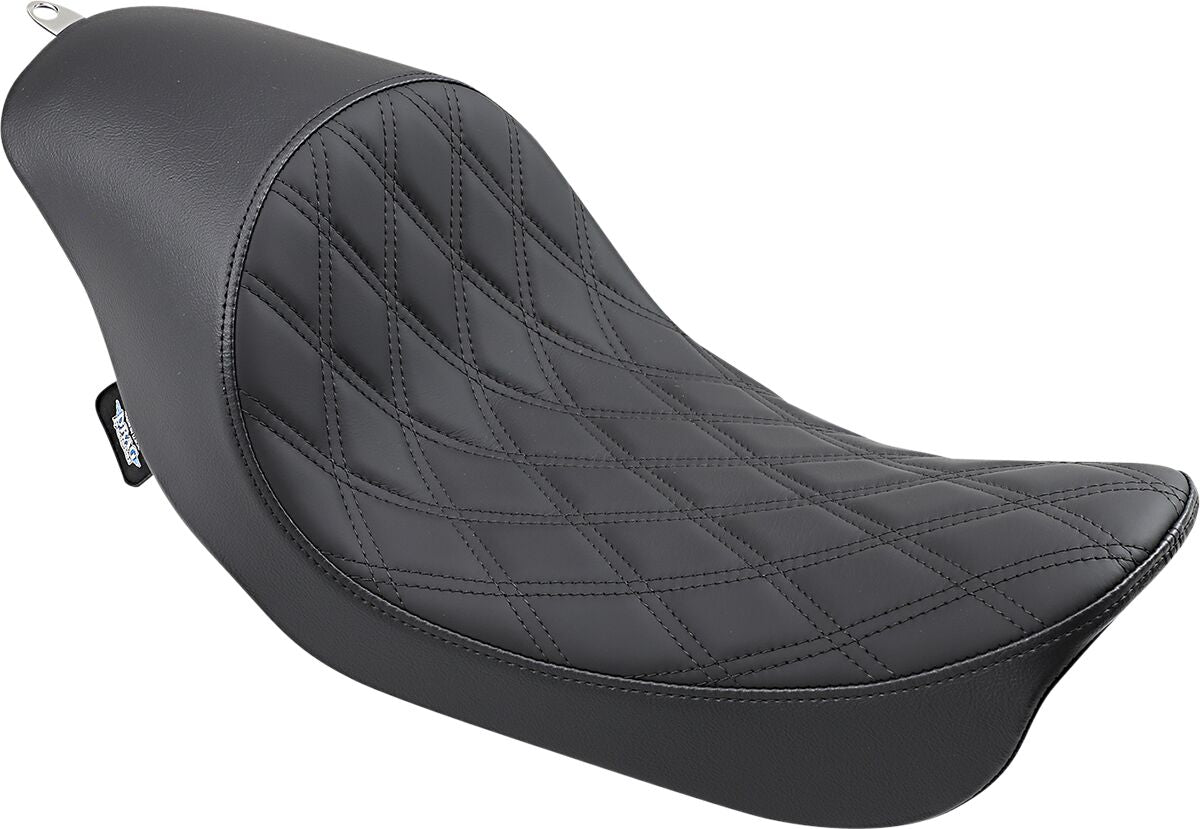 DRAG SPECIALTIES SEATS SEAT 3/4 SOLO DIAMOND STYLE BLACK 0803-0543