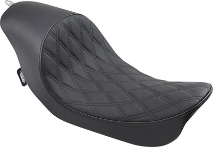 DRAG SPECIALTIES SEATS SEAT 3/4 SOLO DIAMOND STYLE BLACK 0803-0543