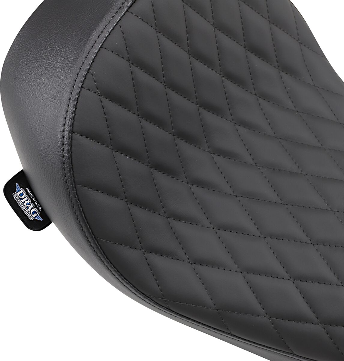 DRAG SPECIALTIES SEATS SEAT LOW SOLO DIAMOND STYLE BLACK 0803-0547