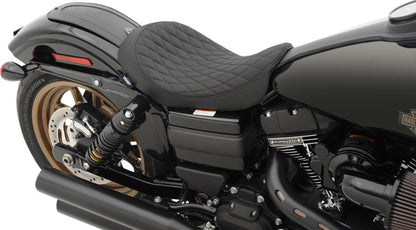 DRAG SPECIALTIES SEATS SEAT LOW SOLO DIAMOND STYLE BLACK 0803-0547