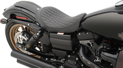 DRAG SPECIALTIES SEATS SEAT LOW SOLO DIAMOND STYLE BLACK 0803-0547