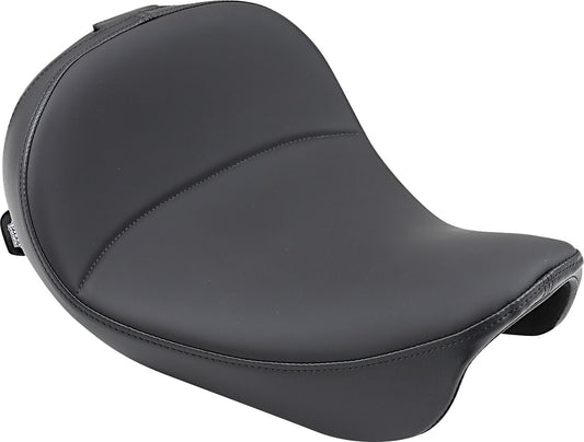 DRAG Specialties Seats Seat SOLO with Backrest Option Black 0803-0555