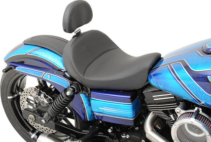 DRAG SPECIALTIES SEATS SEAT SOLO WITH BACKREST OPTION BLACK 0803-0555