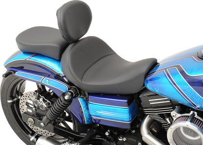 DRAG SPECIALTIES SEATS SEAT SOLO WITH BACKREST OPTION BLACK 0803-0555