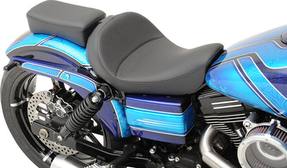 DRAG SPECIALTIES SEATS SEAT SOLO WITH BACKREST OPTION BLACK 0803-0555
