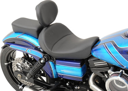 DRAG SPECIALTIES SEATS SEAT SOLO WITH BACKREST OPTION BLACK 0803-0555
