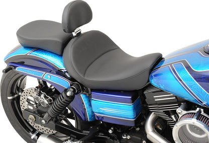 DRAG SPECIALTIES SEATS SEAT SOLO WITH BACKREST OPTION BLACK 0803-0555