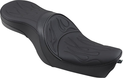 DRAG SPECIALTIES SEATS SEAT LOW-PROFILE TOURING REAR 2-UP VINYL BLACK 0804-0260