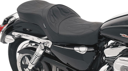 DRAG SPECIALTIES SEATS SEAT LOW-PROFILE TOURING REAR 2-UP VINYL BLACK 0804-0260