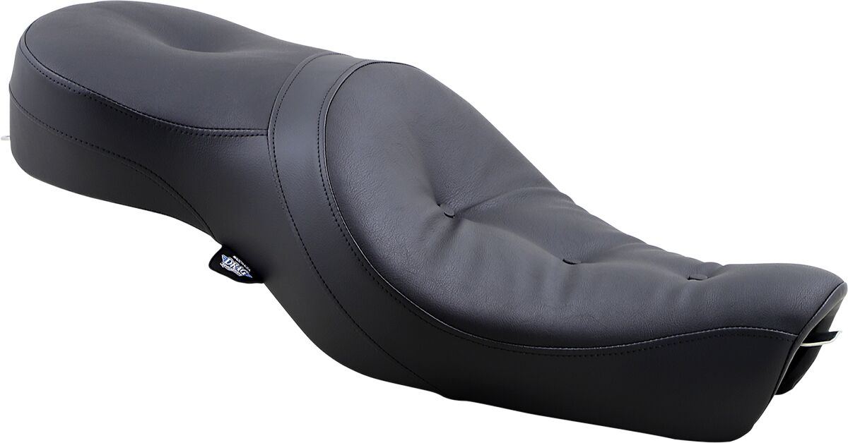 DRAG SPECIALTIES SEATS SEAT WIDE LOW-PROFILE REAR 2-UP VINYL BLACK 0804-0297