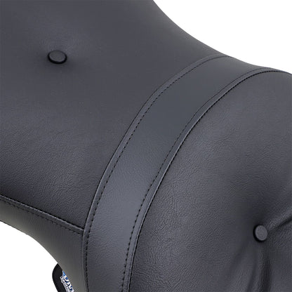 DRAG SPECIALTIES SEATS SEAT WIDE LOW-PROFILE REAR 2-UP VINYL BLACK 0804-0297