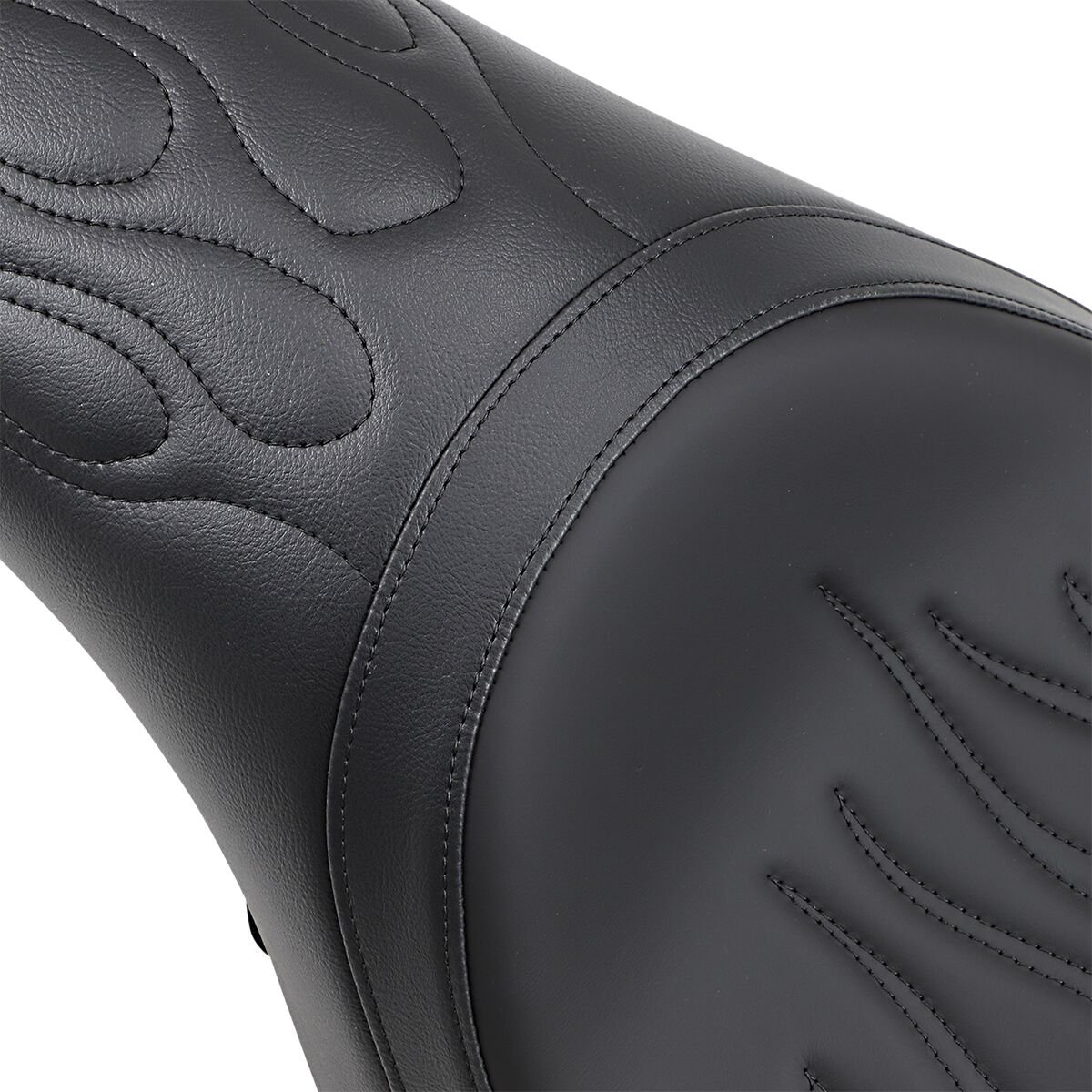 DRAG SPECIALTIES SEATS SEAT PREDATOR REAR FULL LENGTH VINYL BLACK 0804-0399