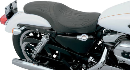 DRAG SPECIALTIES SEATS SEAT PREDATOR REAR FULL LENGTH VINYL BLACK 0804-0399
