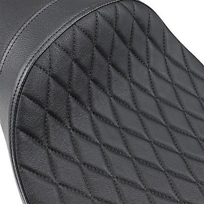 DRAG SPECIALTIES SEATS SEAT PREDATOR EXTENDED REACH DIAMOND BLACK 0804-0611