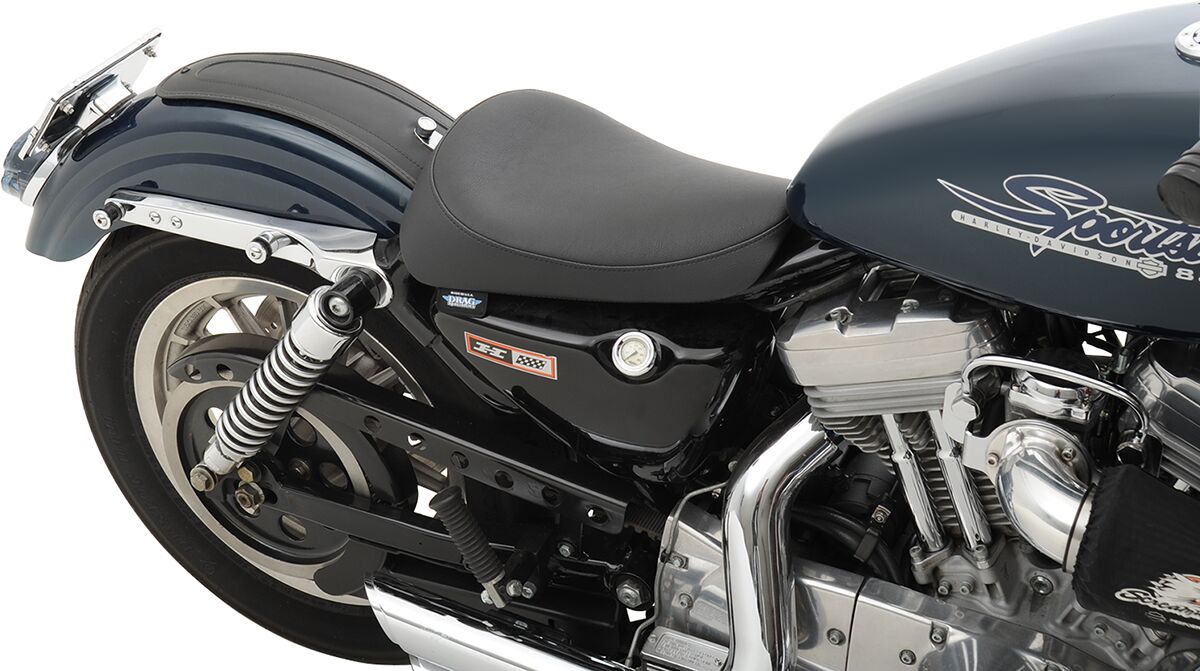 DRAG SPECIALTIES SEATS SEAT SOLO FRONT SMOOTH BLACK 0804-0613