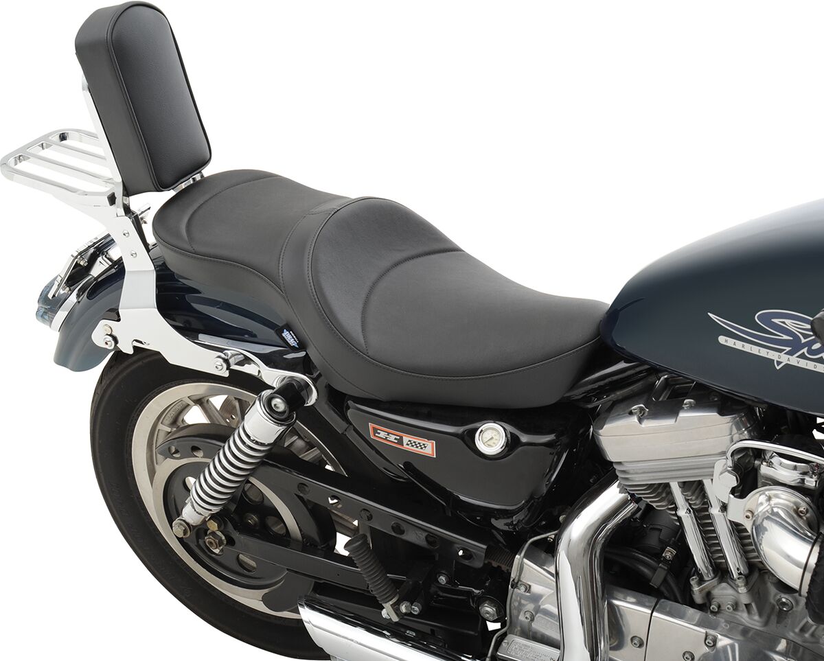 DRAG SPECIALTIES SEATS SEAT LOW-PROFILE DOUBLE BUCKET BLACK 0804-0625