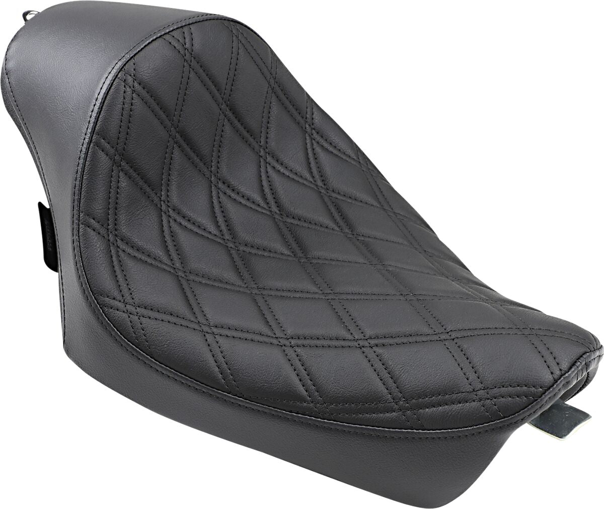 DRAG SPECIALTIES SEATS SEAT SOLO CAFE` DIAMOND STYLE BLACK 0804-0674