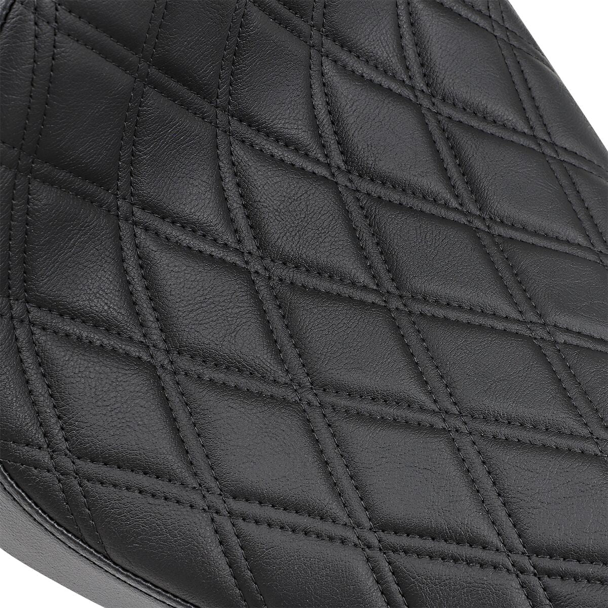 DRAG SPECIALTIES SEATS SEAT SOLO CAFE` DIAMOND STYLE BLACK 0804-0674