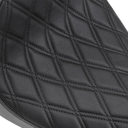 DRAG SPECIALTIES SEATS SEAT SOLO CAFE` DIAMOND STYLE BLACK 0804-0674