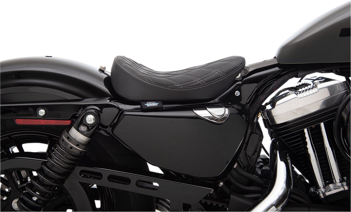 DRAG SPECIALTIES SEATS SEAT BOBBER SOLO DOUBLE DIAMON 0804-0740