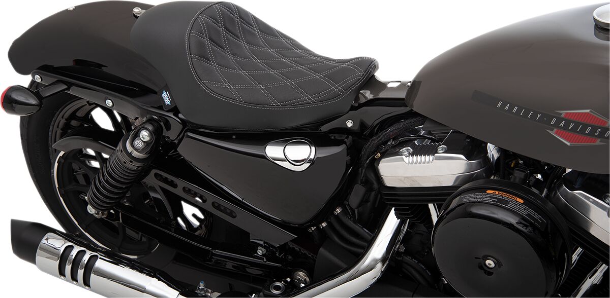 DRAG SPECIALTIES SEATS SEAT SOLO 3/4 DOUBLE DIAMOND S 0804-0745