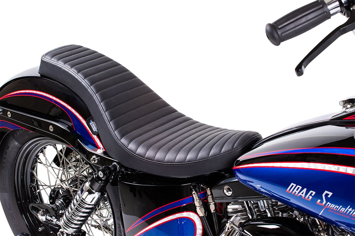 DRAG SPECIALTIES SEATS SEAT SPOON STYLE REAR SPOON-STYLE VINYL BLACK 0805-0075