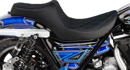 DRAG SPECIALTIES SEATS SEAT PREDATOR III DOUBLE DIAMO 0805-0135