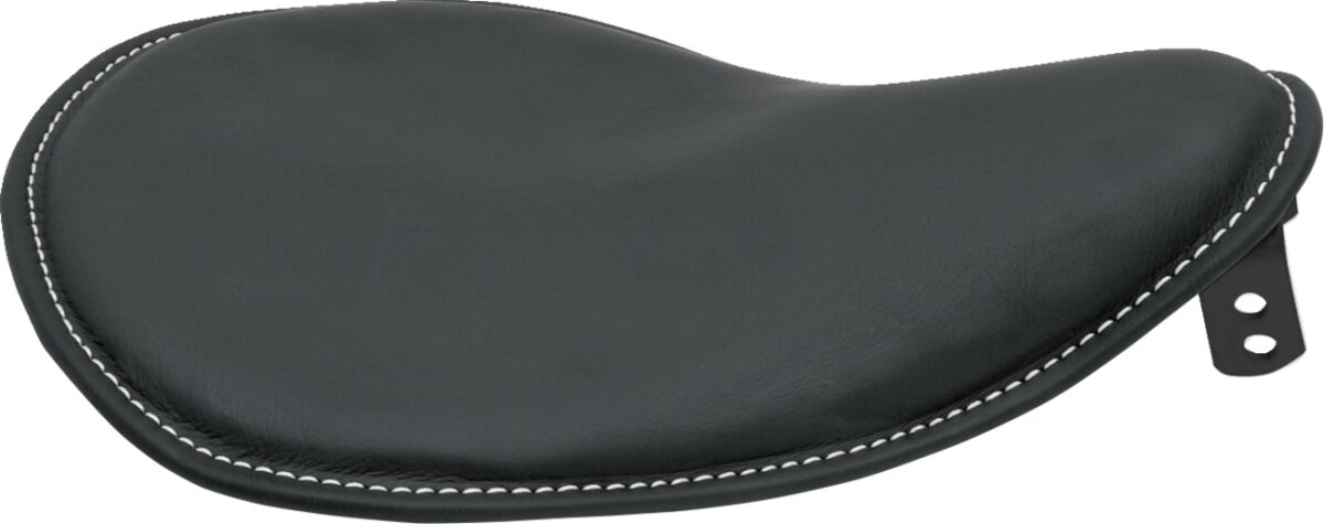 DRAG SPECIALTIES SEATS SEAT SPRING SOLO SMALL LOW-PROFILE FRONT SOLO LEATHER WHITE 0806-0028