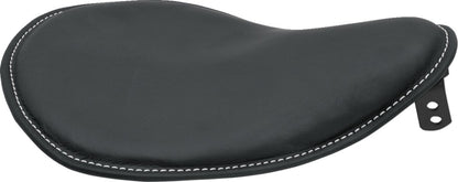 DRAG SPECIALTIES SEATS SEAT SPRING SOLO SMALL LOW-PROFILE FRONT SOLO LEATHER WHITE 0806-0028