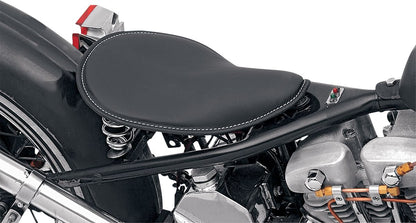 DRAG SPECIALTIES SEATS SEAT SPRING SOLO SMALL LOW-PROFILE FRONT SOLO LEATHER WHITE 0806-0028