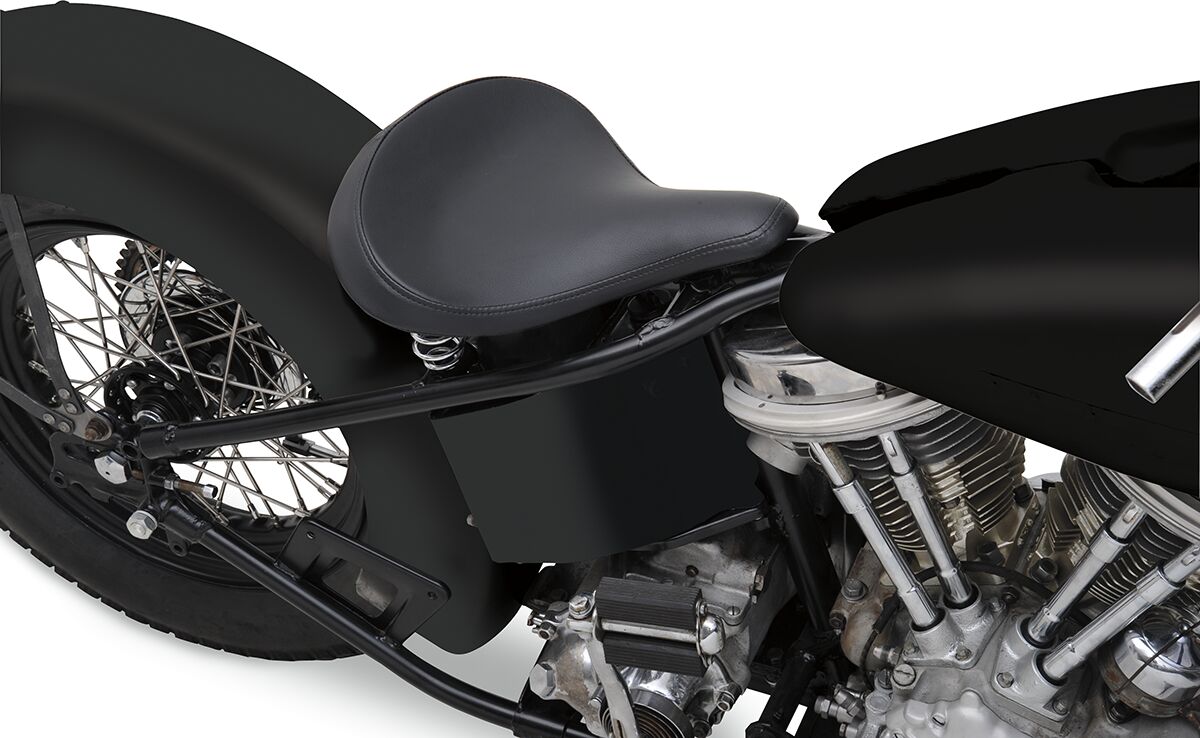 DRAG SPECIALTIES SEATS SEAT SPRING SOLO LARGE FRONT SOLO VINYL BLACK 0806-0047