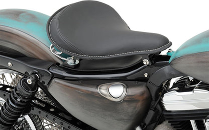 DRAG SPECIALTIES SEATS SEAT SPRING SOLO LARGE FRONT SOLO LEATHER WHITE 0806-0048