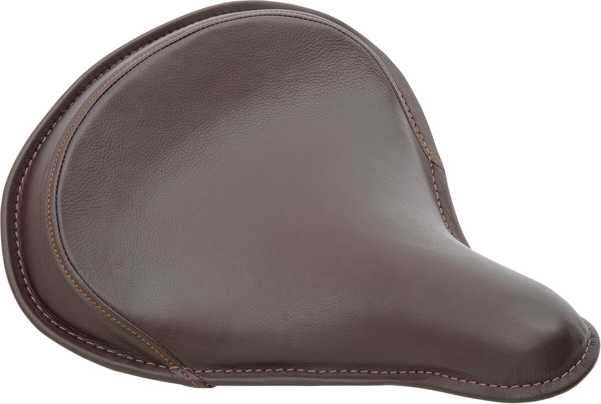 DRAG SPECIALTIES SEATS SEAT SPRING SOLO LARGE FRONT SOLO LEATHER BROWN 0806-0049